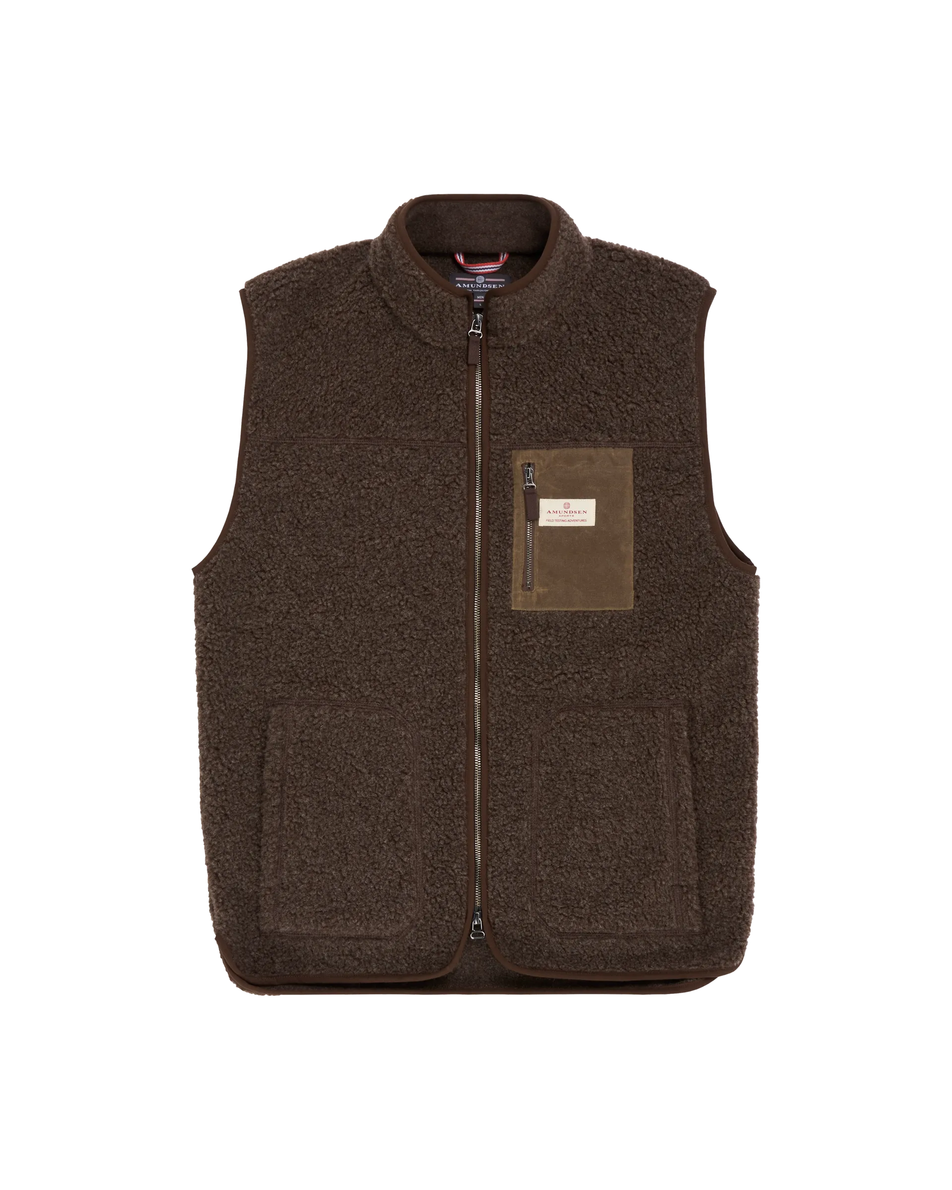 Amundsen Heroes Wool Vest Cowboy