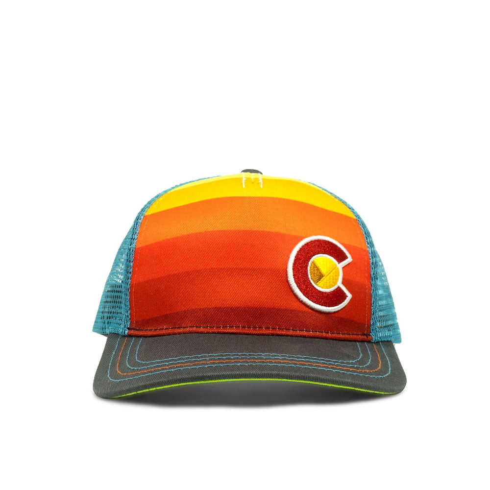 Lil' Fit Sunset Fader Trucker Hat Lil' Fit