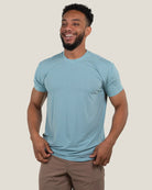 Men's Traverse Tek Tee Blue Ridgeline