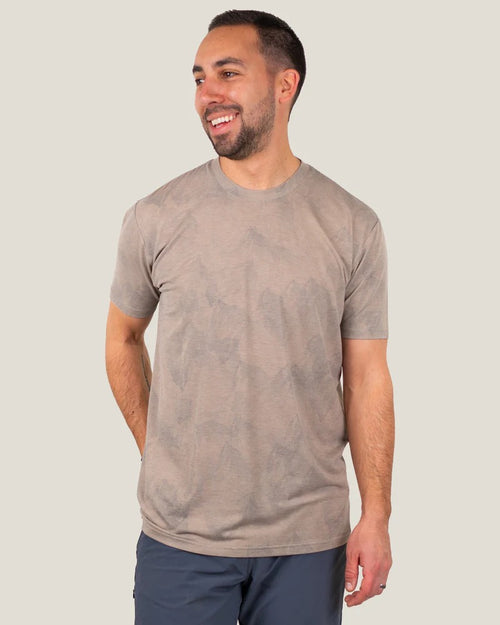 Men's Traverse Tek Tee Peaks Brown