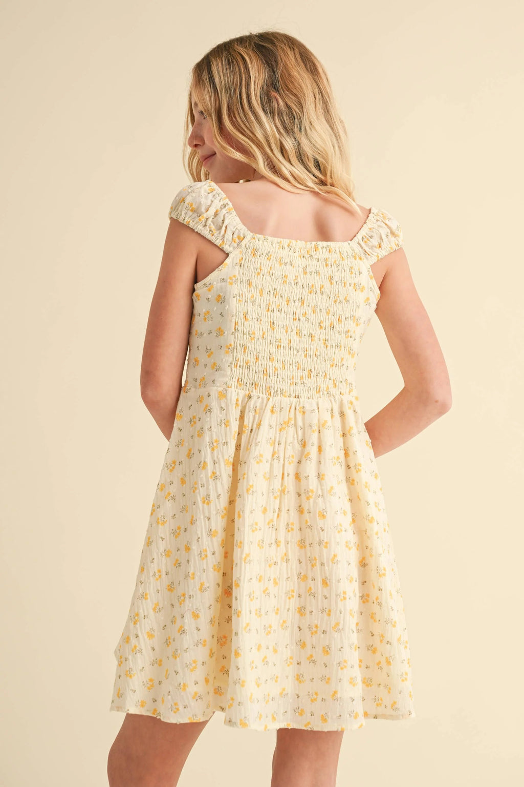 Corset Ruched Shoulder Dress