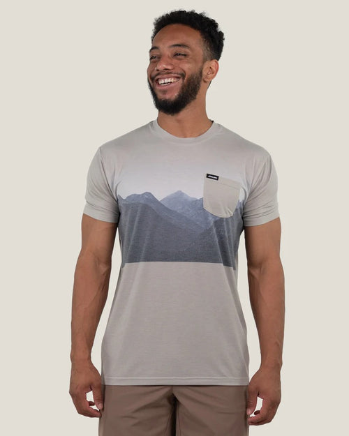 Men's Traverse Tek Tee Grandview Beige