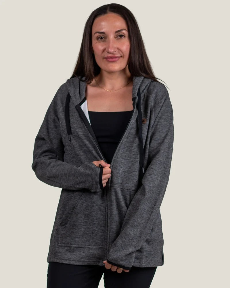 Women's Torreys Fleece Full Zip Hoodie Ash