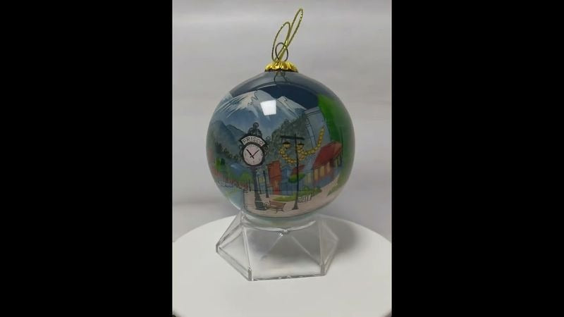 Hand Painted Glass Ornaments