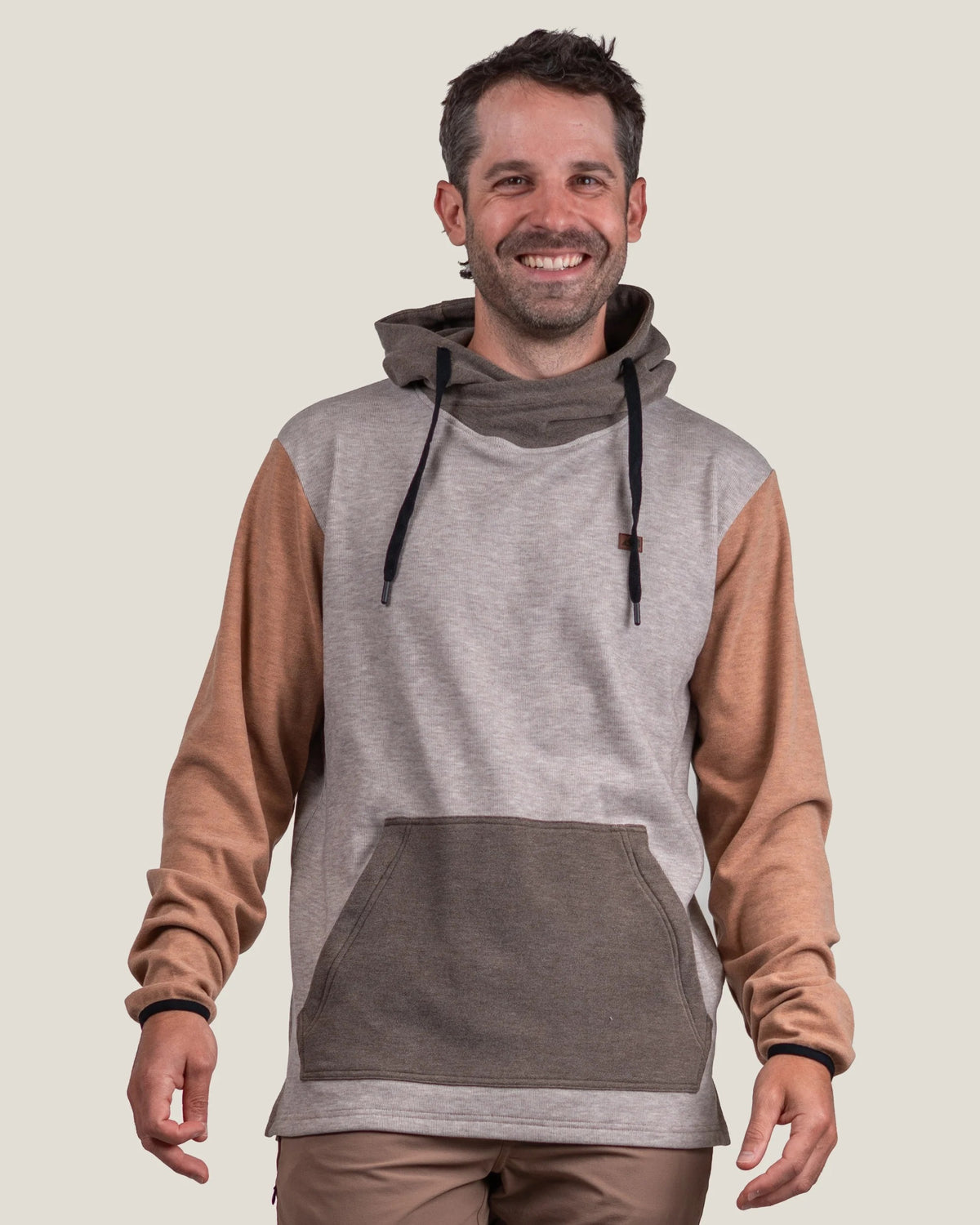 Men's Torreys Fleece Hoodie Beige and Oak