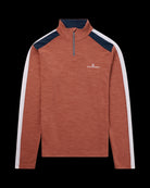 Men's 5Mila Quarter-Zip Terra Red Stripe