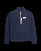 Men's Wool Terry Hut Half-Zip Faded Navy