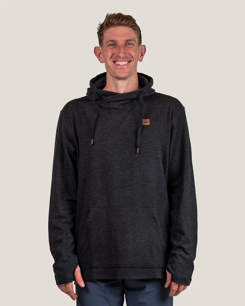 Men's Torreys Fleece Hoodie Meteorite Black