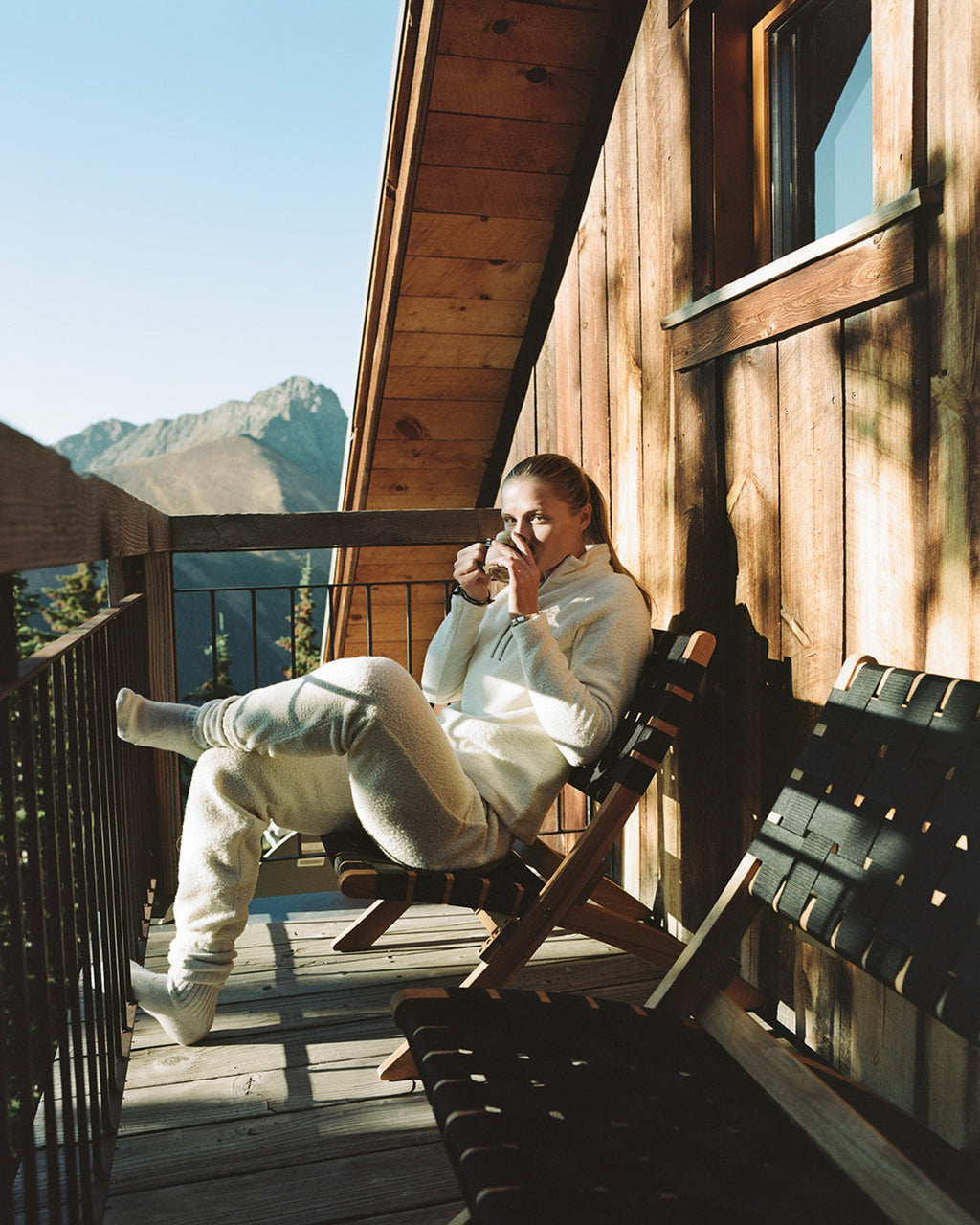 Wool Terry Hut Half-Zip