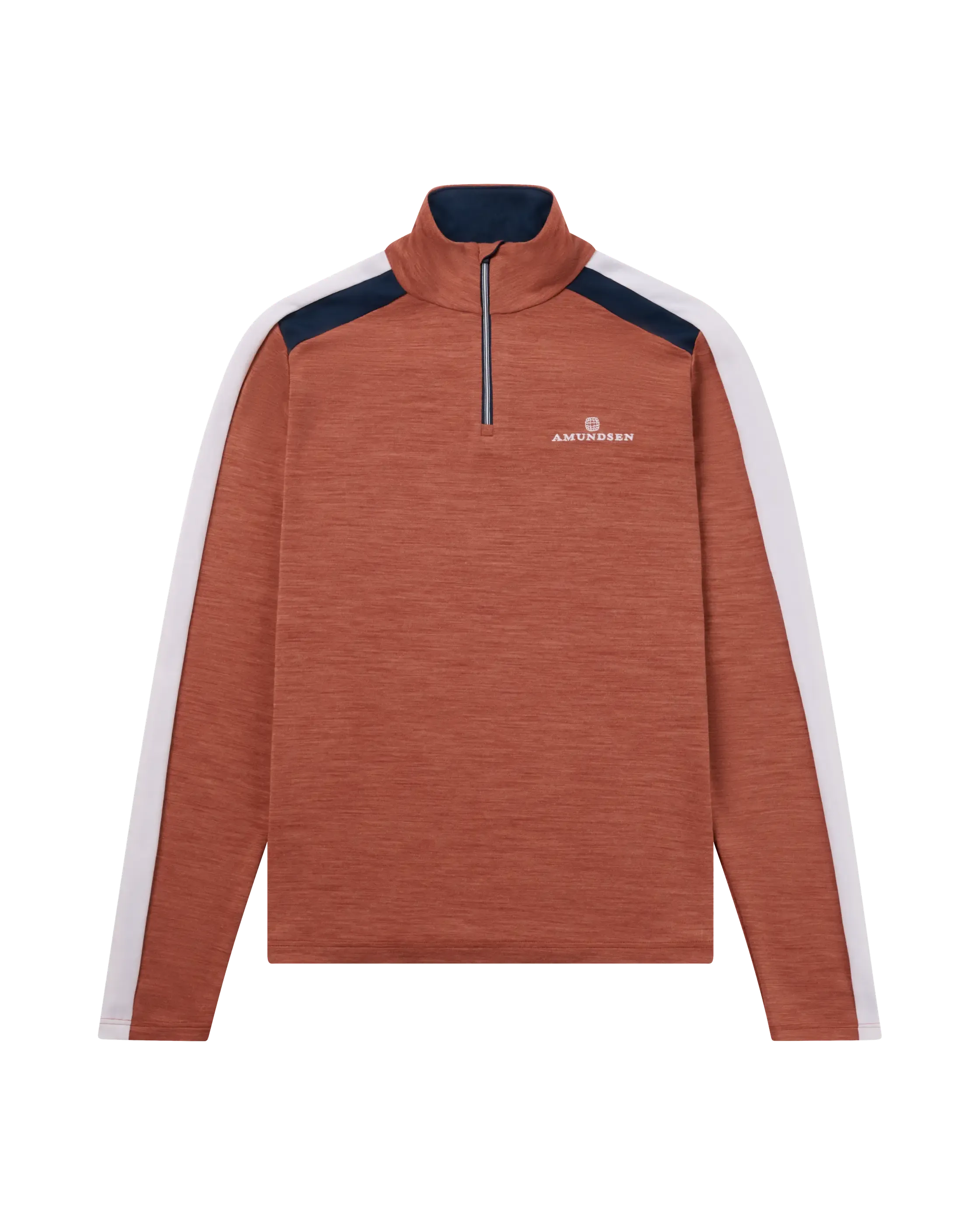 Women's 5Mila Half-Zip Terra Red Stripe