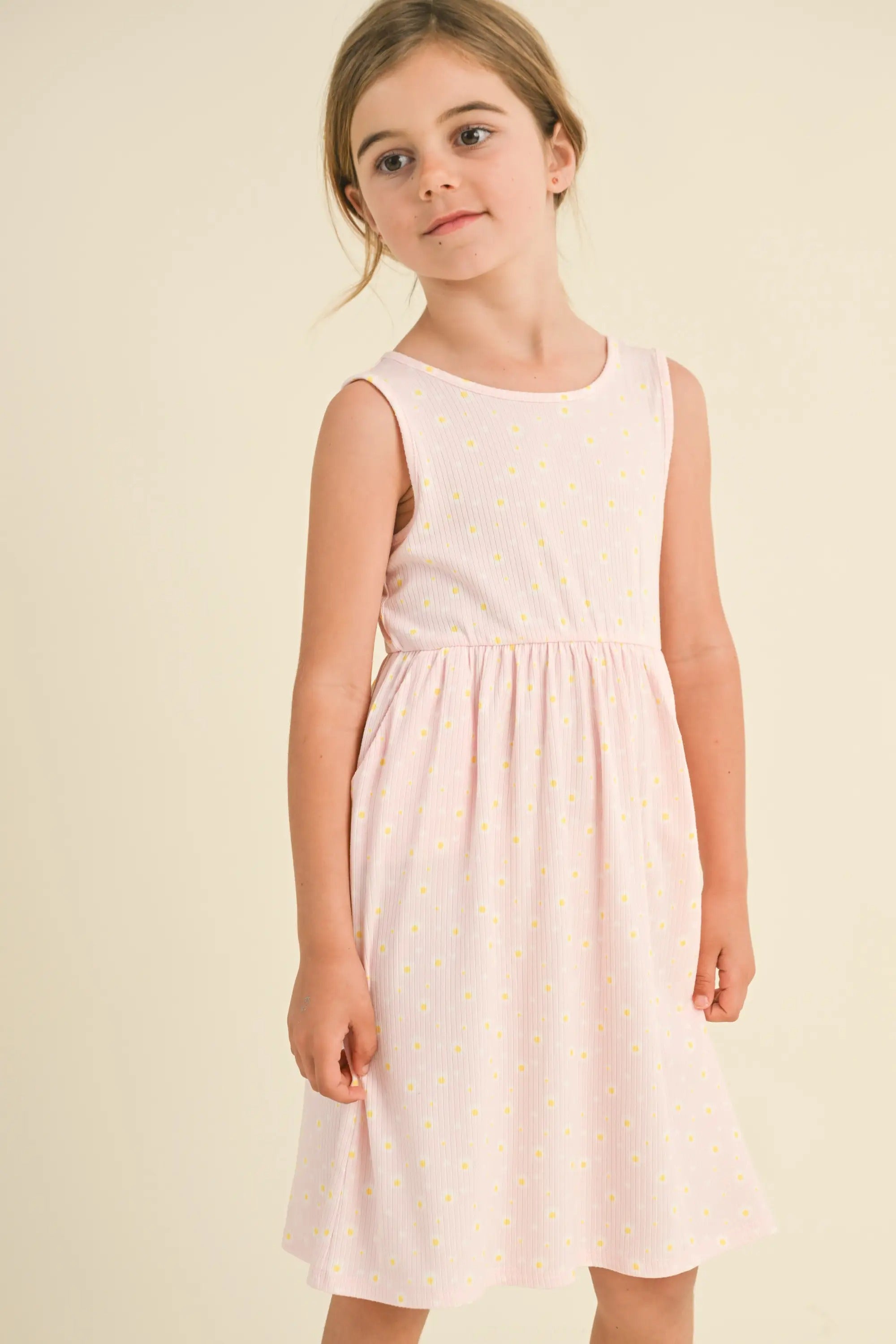 Girls tie back dress