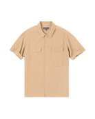 Traveler's Linen Short Sleeved Shirt Khaki