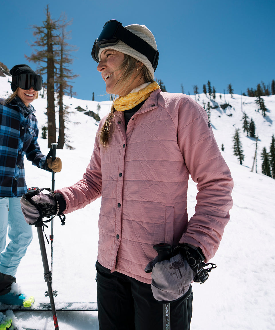 W Highlands Shirt Jacket Dusty Rose