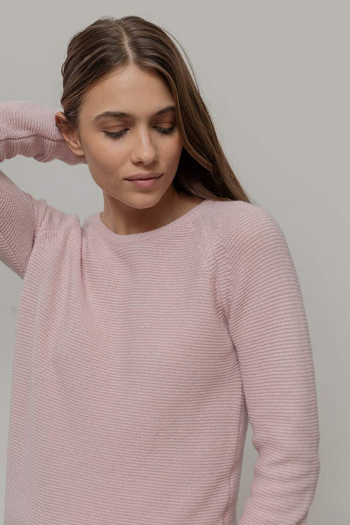Giulietta Women's Recycled Cashmere Sweater Pink Blush