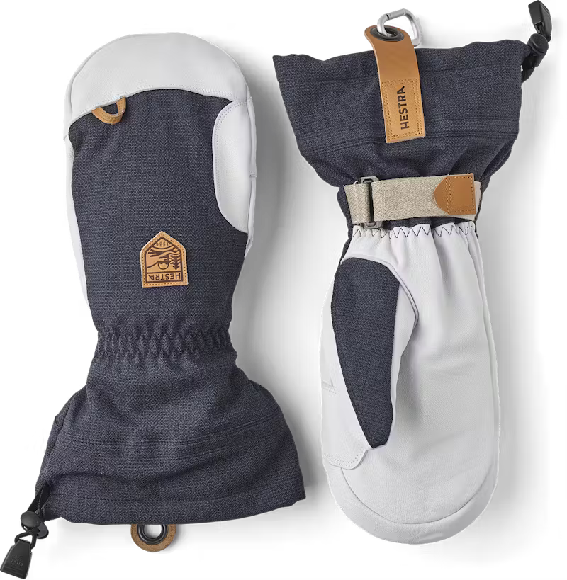 Army Leather Patrol Gauntlet Mitt Navy Unisex