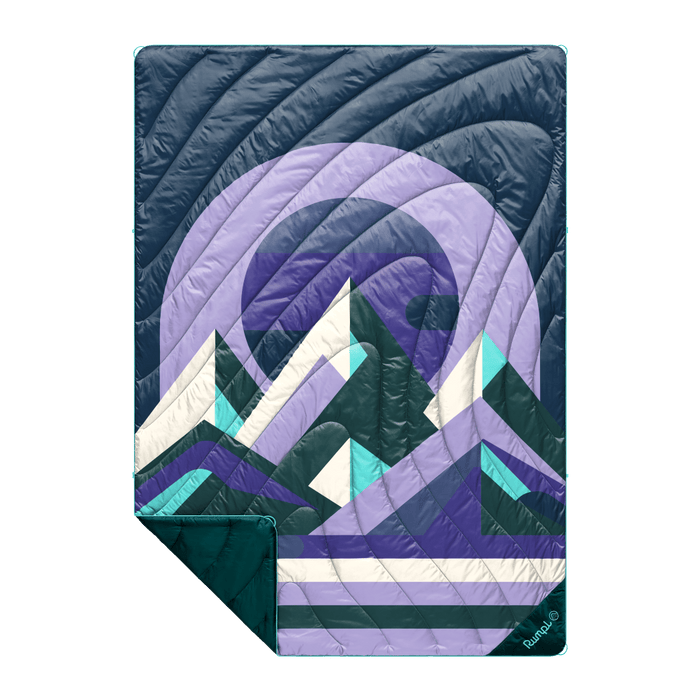 Rumpl Original Puffy Blanket Lavender Peak Eclipse