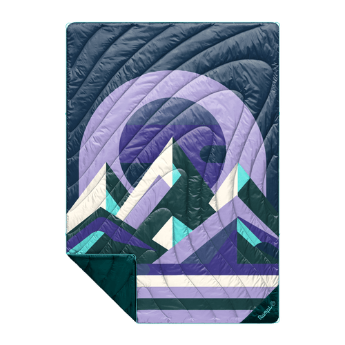 Rumpl Original Puffy Blanket Lavender Peak Eclipse