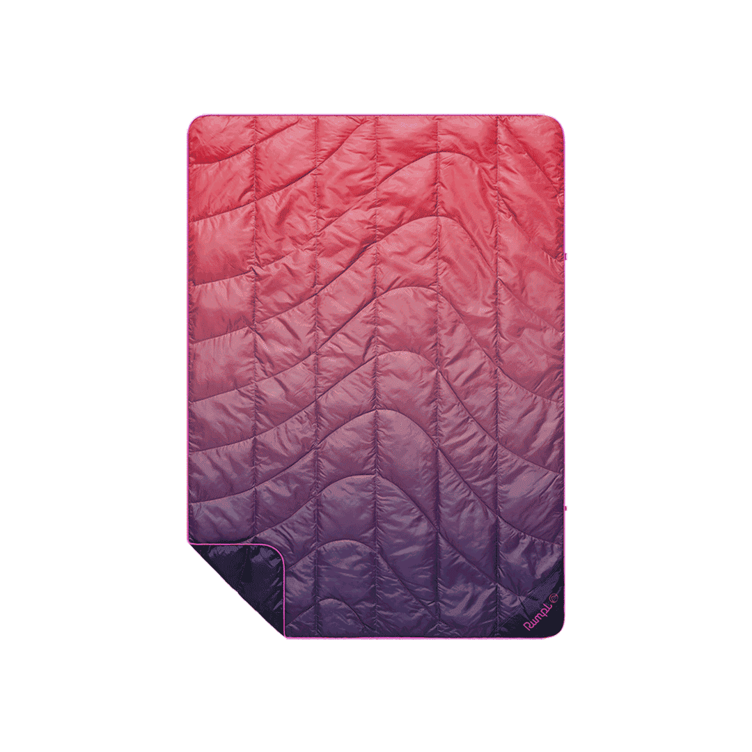 Rumpl Travel Puffy Blanket Berry Fade