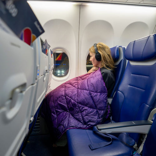 Travel Puffy Blanket - Horizon Fade