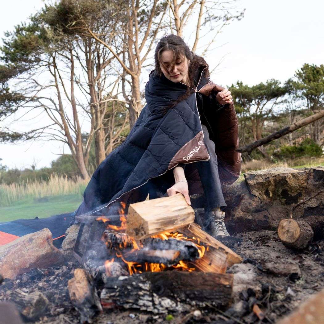 Rumpl Campfire Puffy Throw Blanket