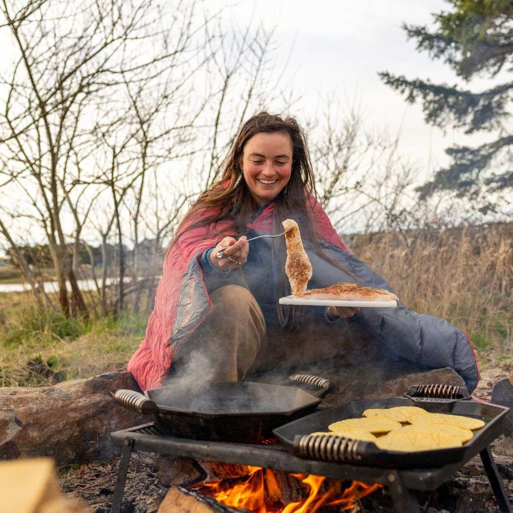 Rumpl Campfire Puffy Throw Blanket
