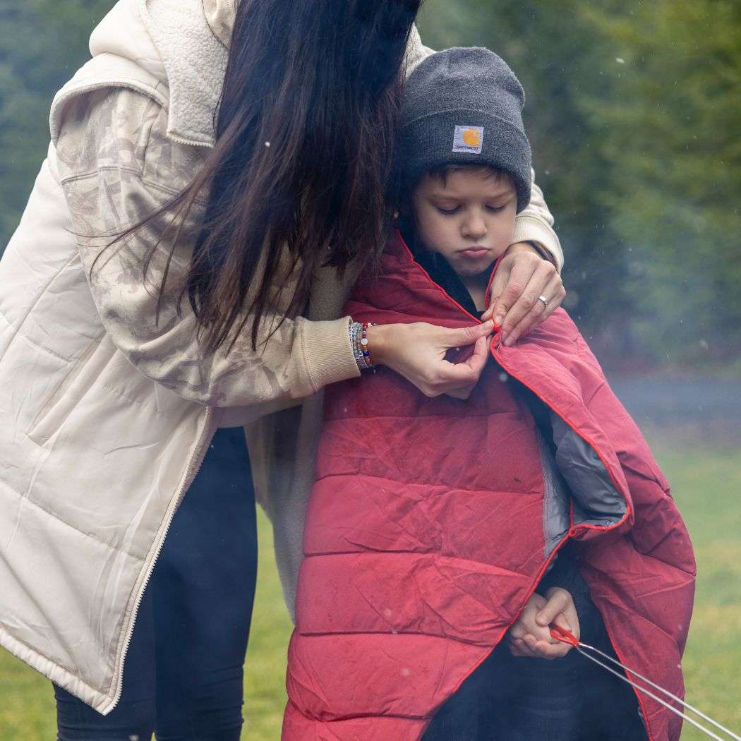 Rumpl Campfire Puffy Throw Blanket