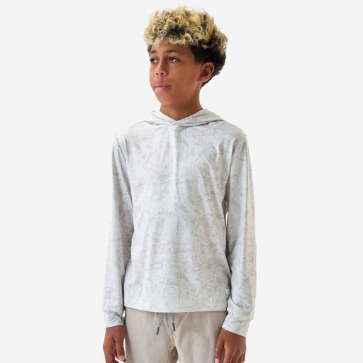 Youth Performance Hoodie Digi Camo - Ivory