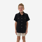 Youth Performance Western Shirt Black