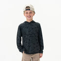 Youth Performance Hoodie Black Camo