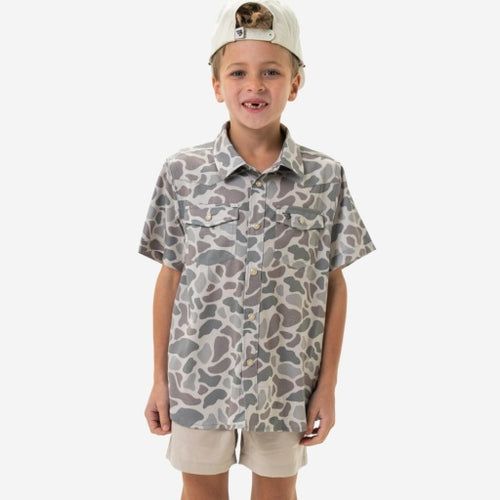 Youth Performance Western Shirt Performance Western Shirt Classic Deer Camo