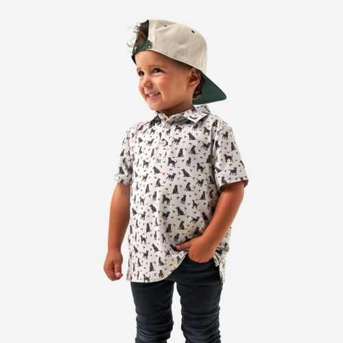 Youth Performance Polo 2T Performance Polo Ducks And Dogs