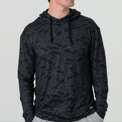 Performance Hoodie Black Camo
