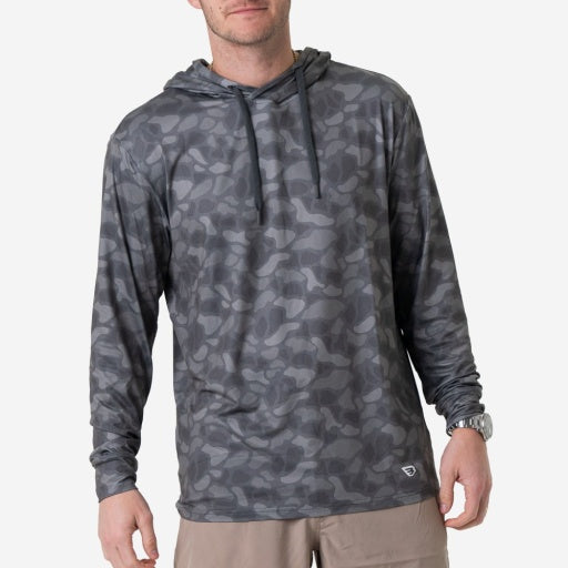 Performance Hoodie Stone Camo