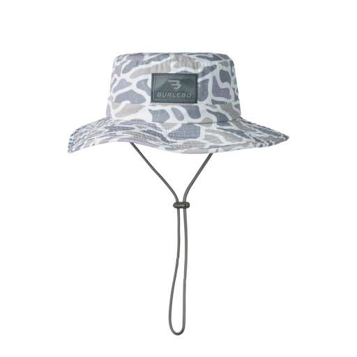 BURLEBO Bucket Hat White Camo