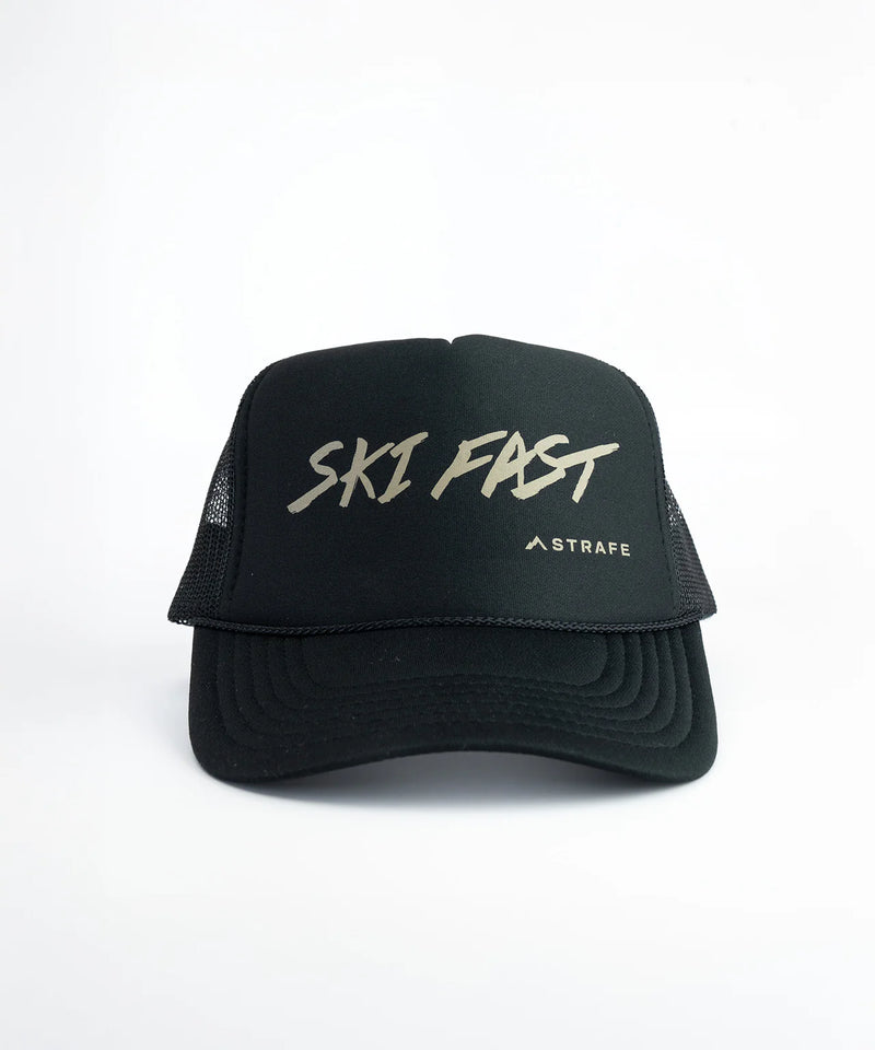 Ski Fast Hat Black OS