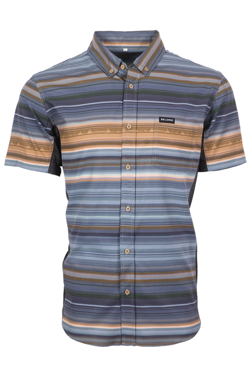 Vista Stretch Button Down Summit Loam