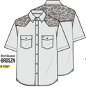 Youth Performance Western Shirt Bird Season