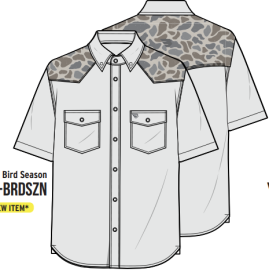 Performance Western Shirt Bird Season