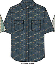 Performance Western Shirt Desert Night