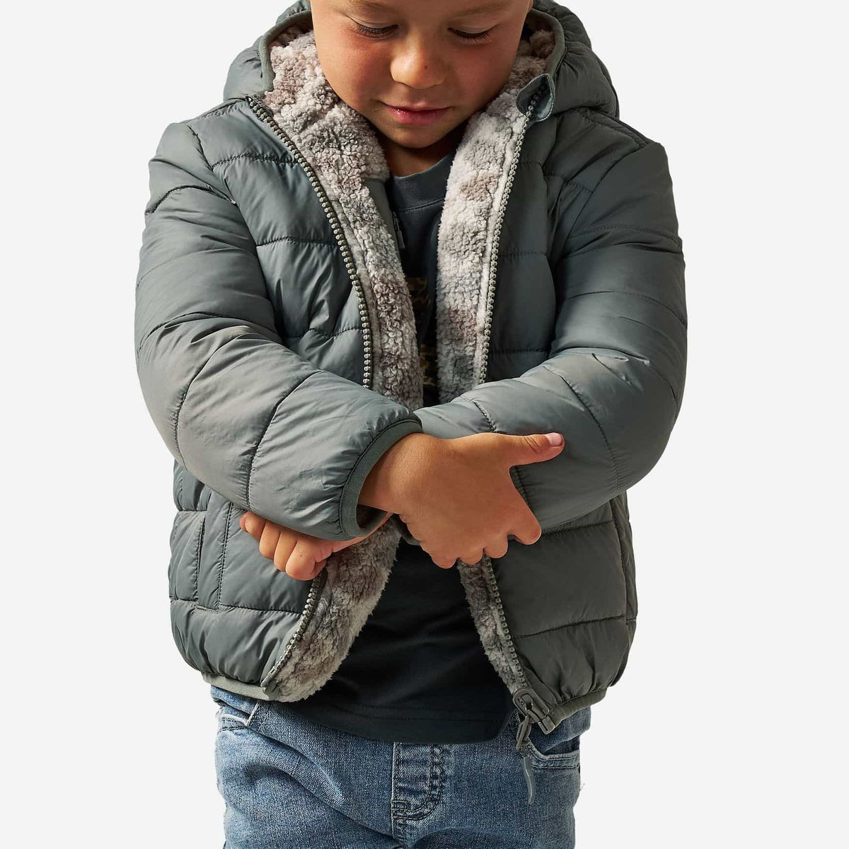 Youth Mountain Fleece Hoodie Jacket