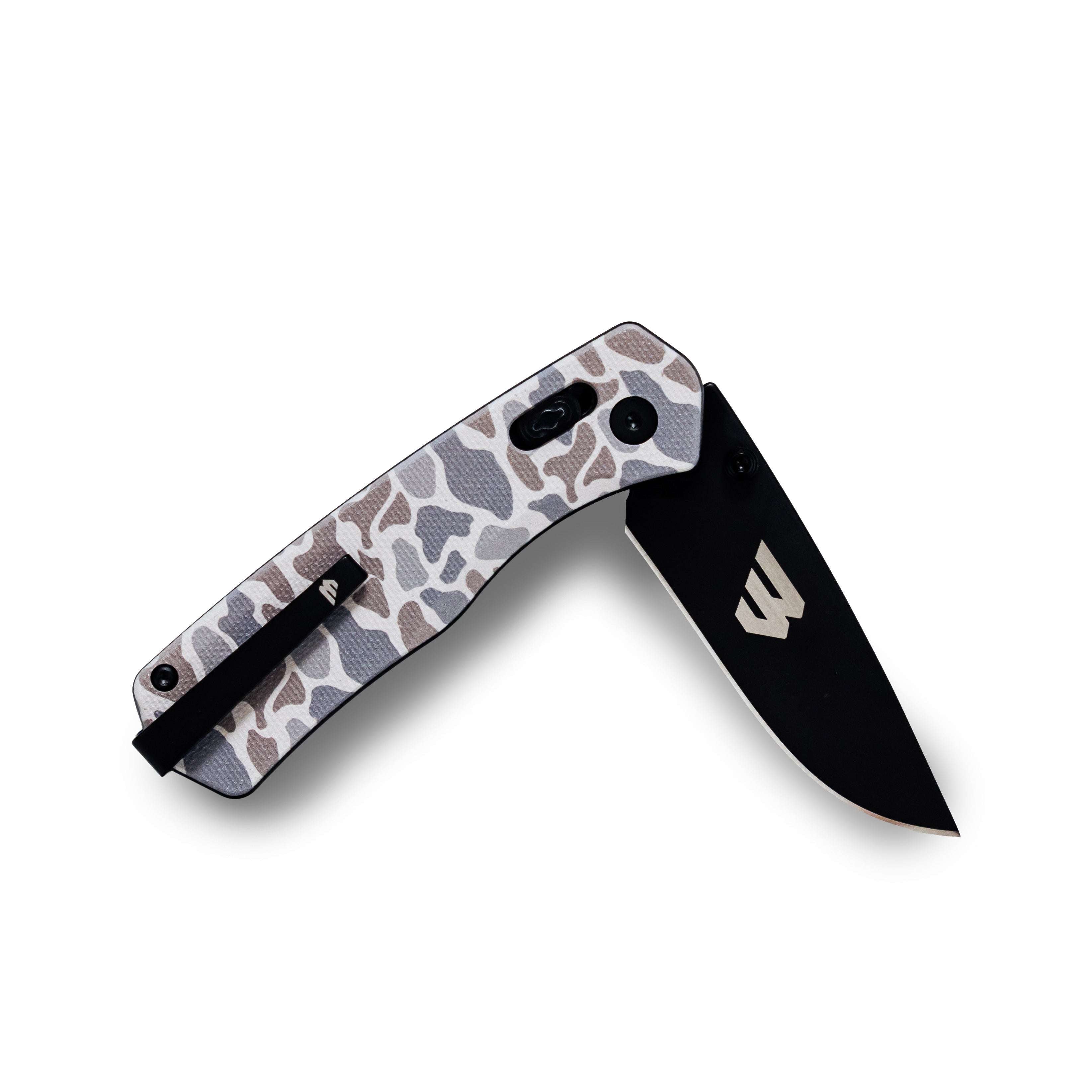 BURLEBO Limited Edition Burlebo/Williams Knife CO - Everyday Carry Knife Classic Deer Camo