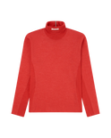 Boiled Turtle Neck 16GG Women's Weathered Red