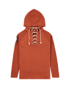 Women's Laced Boiled Hoodie Terra Red