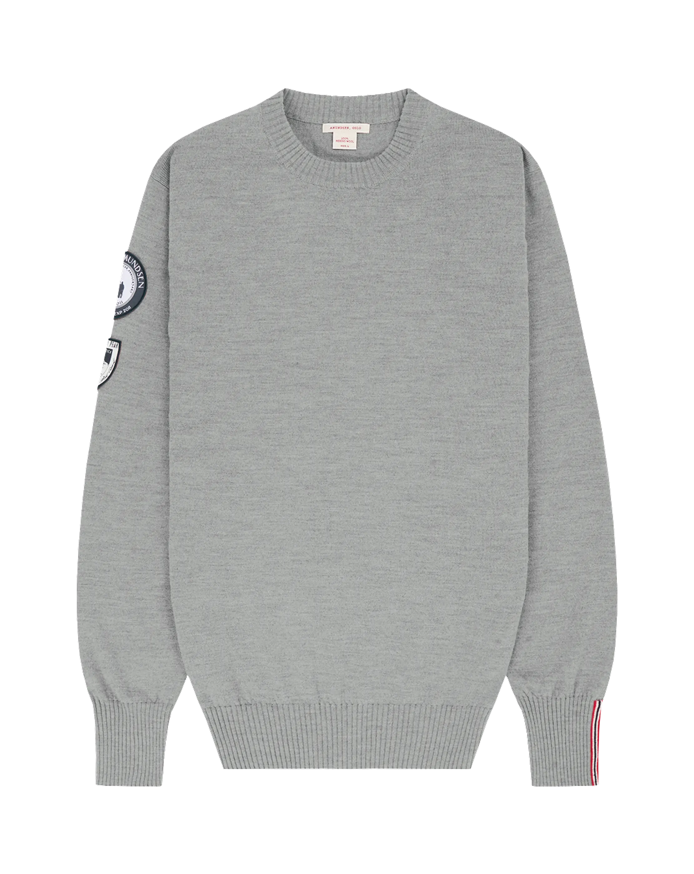 Men's Peak Crewneck Light Grey