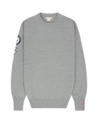Men's Peak Crewneck Light Grey