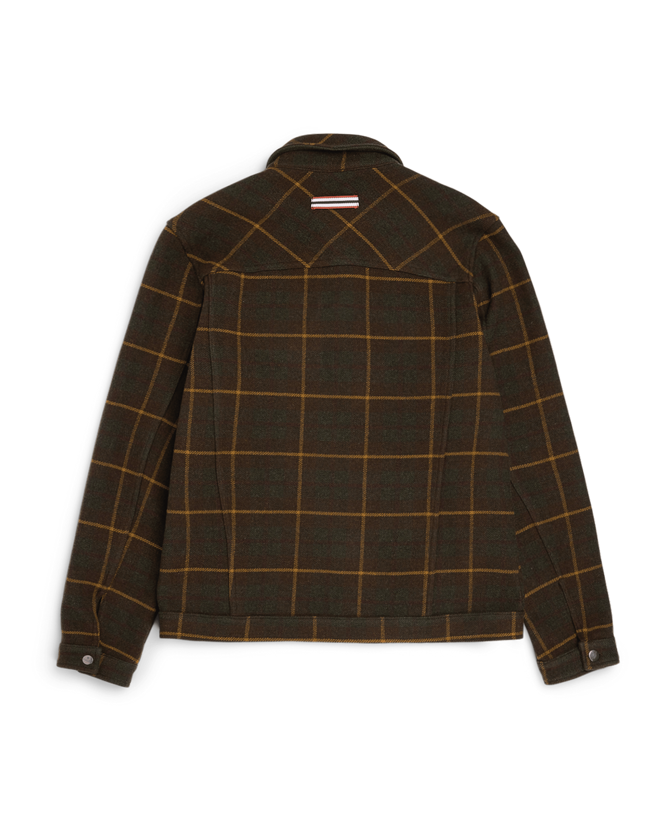 Unisex Wool Jacket Hunter Brown Checks