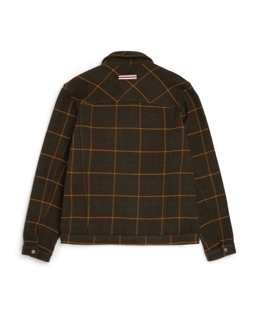 Unisex Wool Jacket Hunter Brown Checks