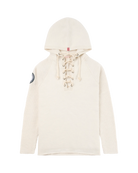 Women's Laced Boiled Hoodie Oatmeal