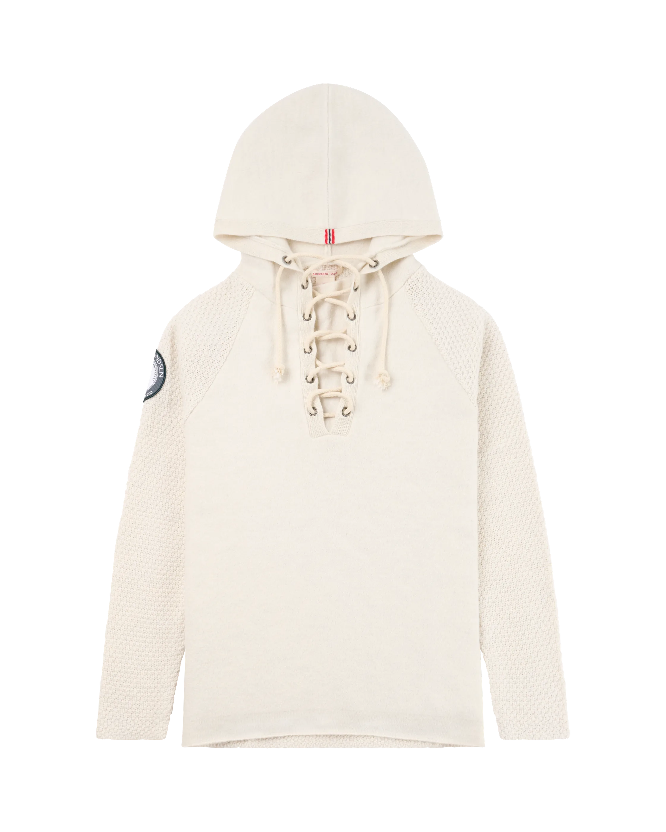 Women's Laced Boiled Hoodie Oatmeal