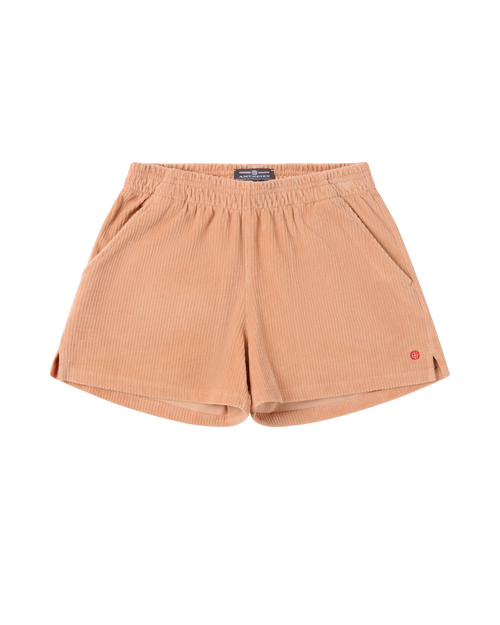 4 Incher Comfy Cord Shorts Apricot